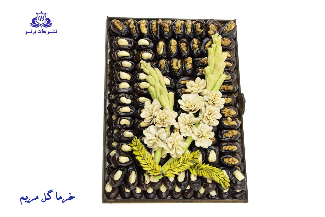 خرمای طرح گل مریم